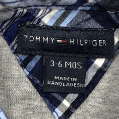 Segunda Selección - Camisa Tommy Hilfiger Talle 3-6 meses cuadrillé azul blanco (interior algodón) - Baby Back Sale SAS