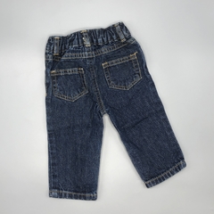 Jegging Carters Talle 6 meses jean azul oscuro costuras marrón (35 cm largo) en internet