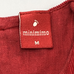 Segunda Selección - Vestido Minimimo Talle M (6-9 meses) roja corderoy - Baby Back Sale SAS