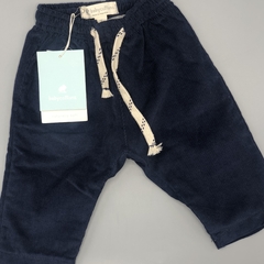 Pantalón NUEVO Baby Cottons Talle NB (0 meses) corderoy azul - Largo 33cm - comprar online
