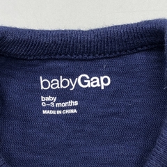 Segunda Selección - Remera Baby GAP Talle 0-3 meses azul - dude - Baby Back Sale SAS