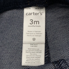 Legging Carters Talle 3 meses simil jean azul (31 cm largo) - Baby Back Sale SAS