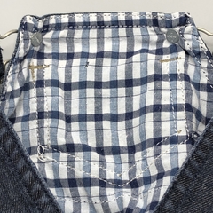 Segunda Selección - Jumper pantalón Baby Cottons Talle 6 meses jeana zul oscuro interior cuadrillé en internet
