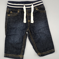 Segunda Selección - Jegging Carters Talle 3 meses azul oscuro cintura rayas (32 cm largo) - comprar online