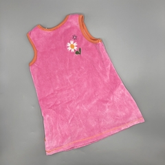Segunda Selección - Vestido Roxy Talle 2 años plush rosa bordado flores en internet