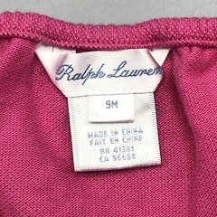 Bombachudo Polo Ralph Lauren Talle 9 meses piqué fucsia liso - Baby Back Sale SAS