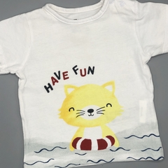 Remera Teddy Boom Talle 3-6 meses blanco - have fun - comprar online