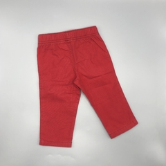Pantalón Carters Talle 9 meses rojo gabardina - Largo 39cm en internet