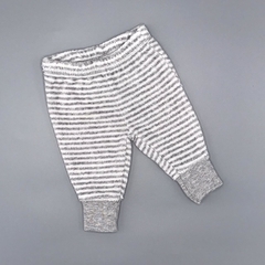 Jogging Carters Talle NB (0 meses) toalla rayas gris y blanco oveja (27 cm alrgo)