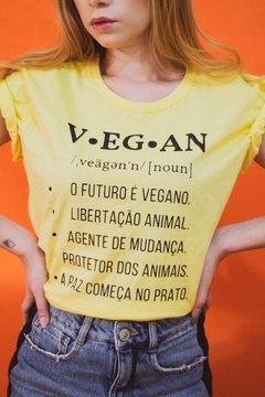 Camiseta Vegan - O Futuro É Vegano