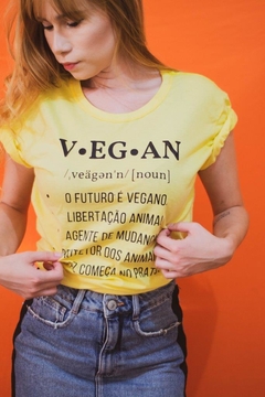 Camiseta Vegan - O Futuro É Vegano - comprar online