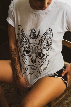 Camiseta - Gato Sphynx - comprar online