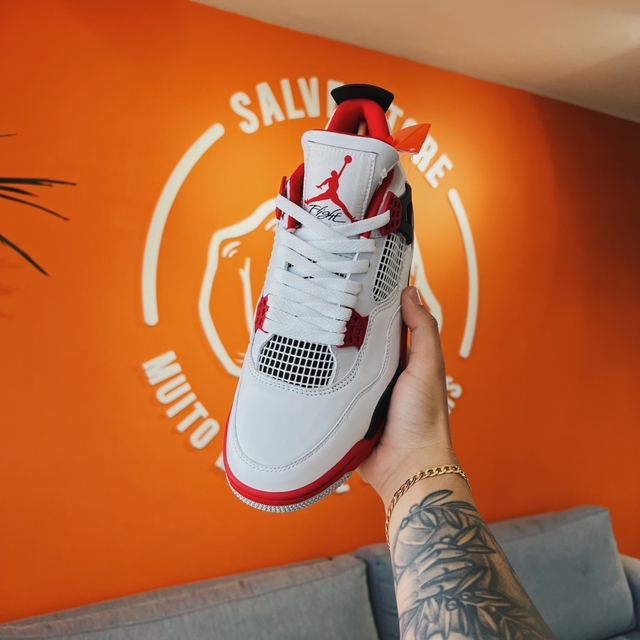 NIKE AIR JORDAN 4 RETRO FIRE RED