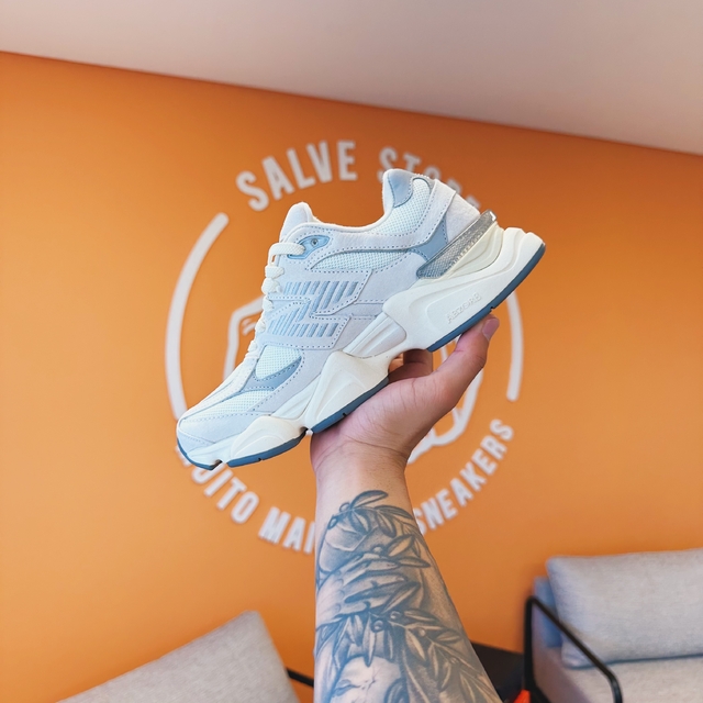 New Balance 9060 Sea Salt White