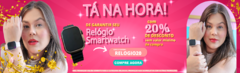 Banner da categoria Relógios