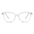 Óculos TR90 quadrado feminino transparente