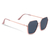 Óculos de Sol Feminino Hexagonal Mel - comprar online