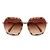 Óculos de Sol Feminino Quadrado Cereja na internet