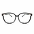 Óculos de grau com glitter preto