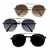 Óculos de Sol Feminino Hexagonal Redondo Aviador Duda - comprar online