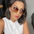 Óculos de Sol Feminino Redondo Hexagonal Ibizza na internet