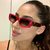 Óculos de Sol Feminino Quadrado Retrô Sueli - loja online