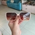 Óculos de Sol Feminino Quadrado Cristal na internet