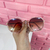 Óculos de Sol Feminino Hexagonal Marta na internet
