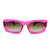 Óculos de Sol Feminino Quadrado Retrô Violeta na internet