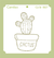 CA ST1027 - CACTUS - 20 x 20 CM - CAMILA