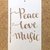 CA16 - PEACE LOVE MUSIC - 20 x 30 CM - CAMILA - comprar online