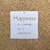 M - HAPPINESS - 15x15cm - SA86