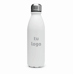 BOTELLA ACERO INOXIDABLE PREMIUM 750ML + LOGO - comprar online