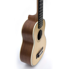 MKS50EQ UKELELE SOPRANO ABETO Y SAPELI CON EQ - Magma Store