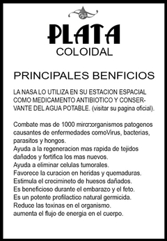 Plata Coloidal 320ppm en internet