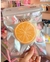esponja de queijinho laranja - mandala