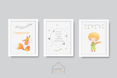 Kit Quadro Decorativo para Quarto Infantil - O Pequeno Príncipe Essencial na internet