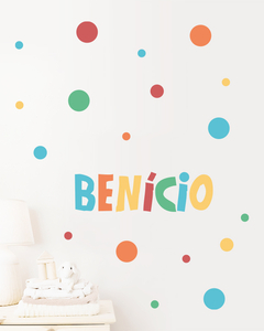 Adesivo Com Nome Personalizado - Benicio