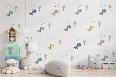 Adesivo de Parede Dinossauro -  Sweet Little Home Decor - Quadro Infantil Personalizados 