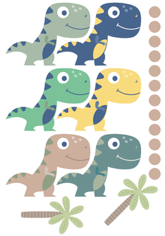 Adesivo de Parede Dinossauro - loja online