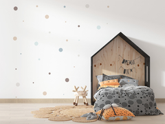 Adesivo de Parede Bolas - Natureza -  Sweet Little Home Decor - Quadro Infantil Personalizados 