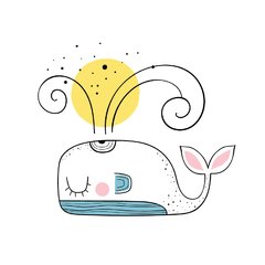 Coleção Magic Whale -  Sweet Little Home Decor - Quadro Infantil Personalizados 