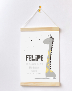Flâmula de Nascimento Girafa Escandi - Felipe