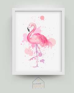 Quadro Decorativo - Flamingo
