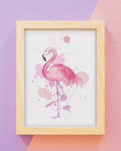 Quadro Decorativo - Flamingo -  Sweet Little Home Decor - Quadro Infantil Personalizados 