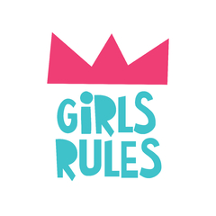 Quadro Decorativo - Girls Rules - comprar online