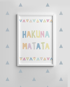 Quadro Para Quarto Infantil - Hakuna Matata - comprar online