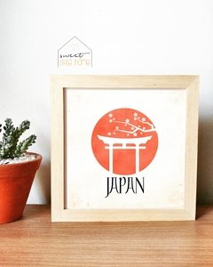 Quadro Decorativo Japan -  Sweet Little Home Decor - Quadro Infantil Personalizados 