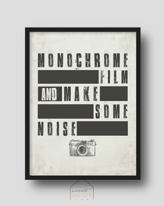 Quadro Decorativo 30x40cm - Monochrome Film
