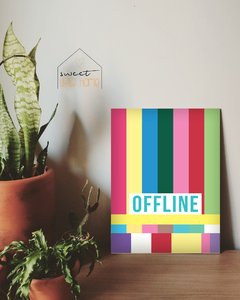 Placa Decorativa - Offline